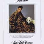 Revillon, Saks Fifth Avenue Vintage Ad. Luxury Furs ~ Fur Goddess Luxury Furs Gallery.