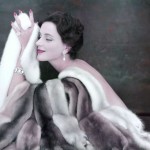 Anne St. Marie with EMBA MINKS 1954 Fur Glamour