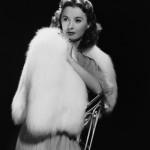 Barbara Stanwyck in WHITE FOX Fur, Fur Goddess Hollywood Furs