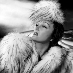 Gloria Swanson in a FUR Coat and Hat, Fur Goddess Hollywood Furs