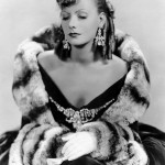 Greta Garbo in CHINCHILLA Fur, Fur Goddess Hollywood Furs