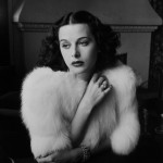 Hedy Lamarr in WHITE FOX Fur, Fur Goddess Hollywood Furs