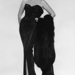 Jane Russell in BLACK FOX Fur, Fur Goddess Hollywood Furs
