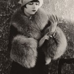 Louise Brooks in BLUE FOX Fur, Fur Goddess Hollywood Furs