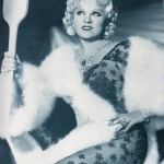 Mae West in OSTRICH, Fur Goddess Hollywood Furs
