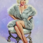 Mamie Van Doren in Dyed FUR, Fur Goddess Hollywood Furs
