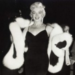 Marilyn Monroe in WHITE FOX Fur, Fur Goddess Hollywood Furs