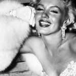 Marilyn Monroe in a WHITE FOX Fur Boa, Fur Goddess Hollywood Furs