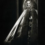 Norma Shearer as Marie Antoinette in a luxurious BLUE FOX Fur edged long cape, Fur Goddess Hollywood Furs
