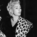 Zsa Zsa Gabor in Spotted Fur