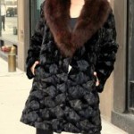 Diamond Ranch MINK FUR Jacket with FOX FUR Collar by KAUFMAN FURS