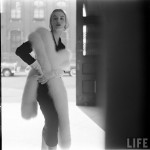 Woman in WHITE FOX Fur - photographed by Gordon Parks, LIFE Magazine, 1952 Fur Glamour