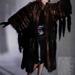 Dark SABLE Fur Coat with tails. Luxury Furs ~ Fur Goddess Luxury Furs Gallery.